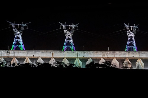 Ingresso Itaipu - Iluminação Da Barragem 